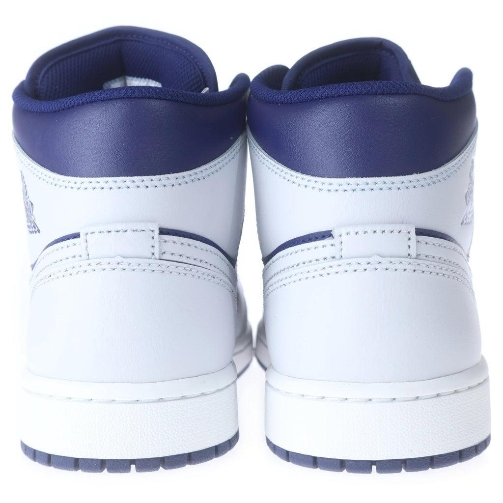 NIKE(ナイキ) AIR JODAN 1 MID Blue Void DQ8426-403 エアジョーダン1 ミッド ブルーボイド ミッドカットスニーカー シューズ ブルー/ホワイト US9/27.0cm