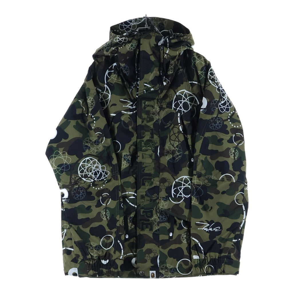 A BATHING APE(アベイシングエイプ) × Futura Unkle 1st Camo Snowboard Jacket フューチュラ アンクル ファースト カモ スノーボードジャケット カーキ 001HJC231901X