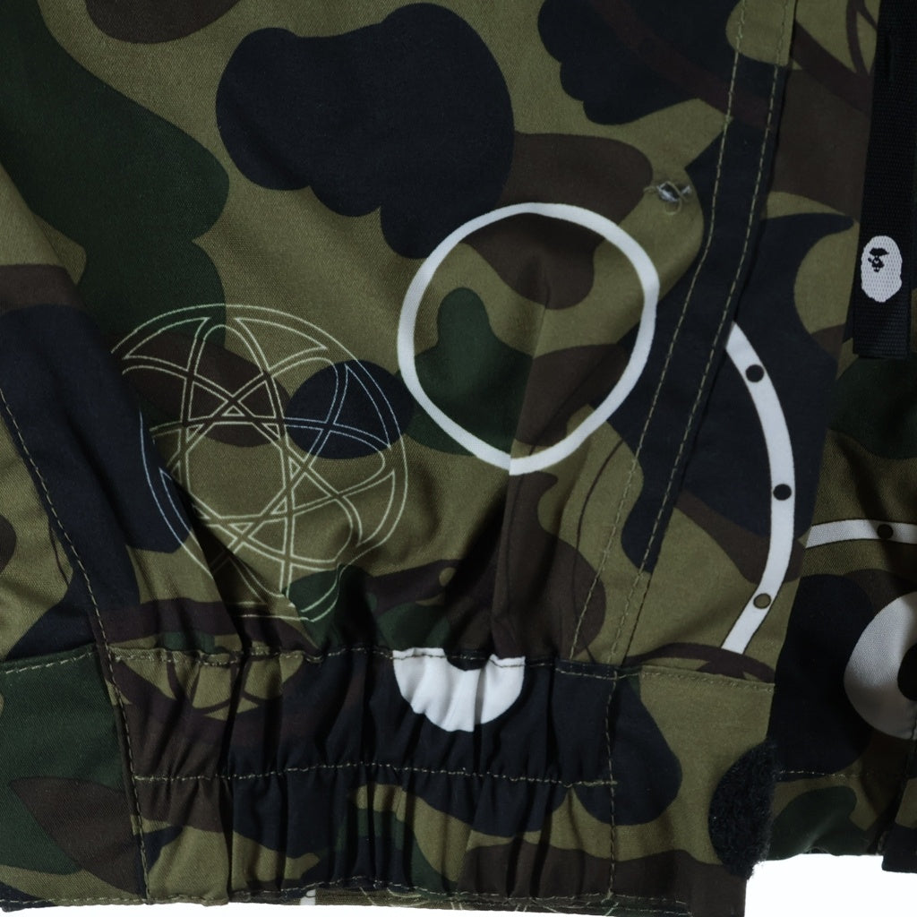 A BATHING APE(アベイシングエイプ) × Futura Unkle 1st Camo Snowboard Jacket フューチュラ アンクル ファースト カモ スノーボードジャケット カーキ 001HJC231901X