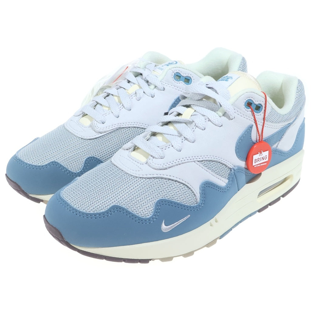 NIKE(ナイキ) ×PATTA AIR MAX 1 /P DH1348-004 パタ エアマックス1 ローカットスニーカー ブルー/グレー US9/27cm