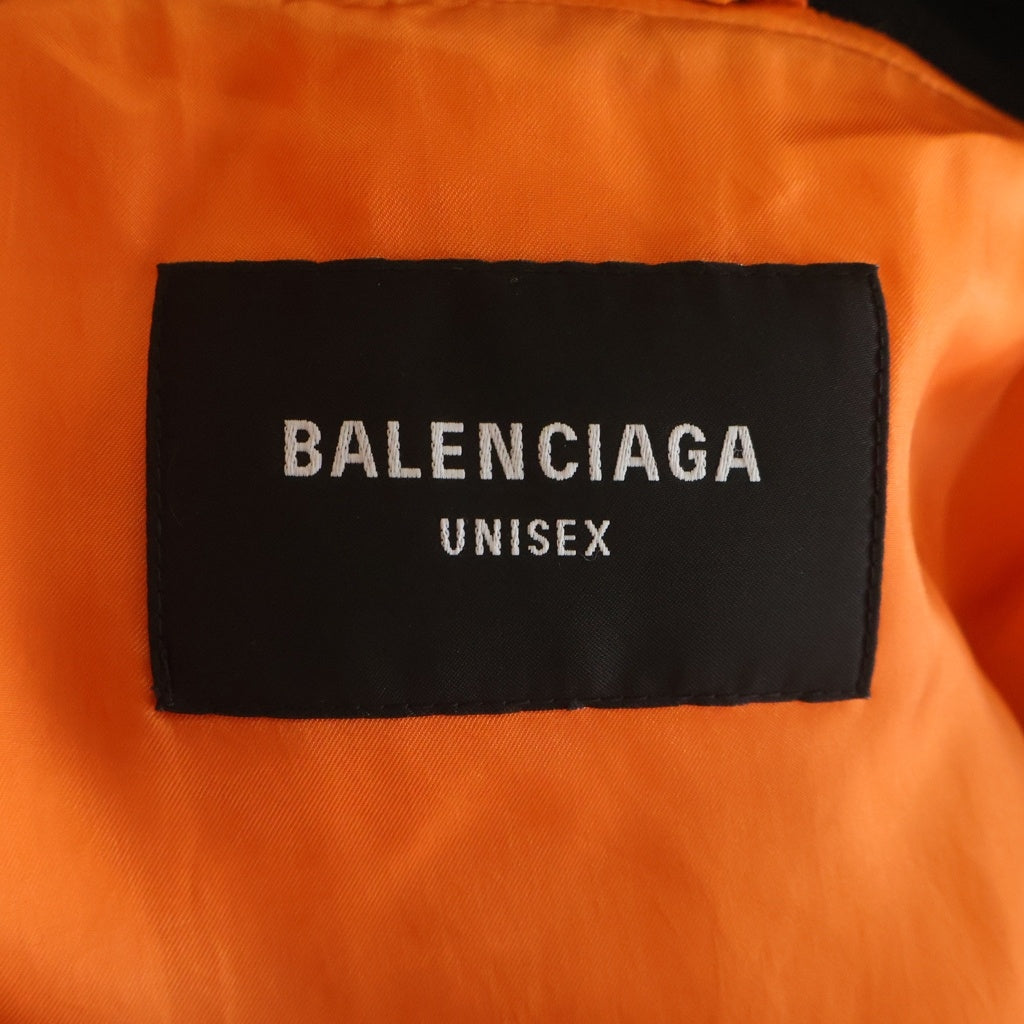 BALENCIAGA(バレンシアガ) 23SS Light Bomber フーデッド ナイロン ボンバージャケット ブラック 698843 TL025