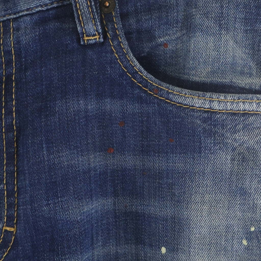 DSQUARED2(ディースクエアード) 21SS MEDIUM WASH 4 TIDY BIKER JEANS ミディアムウォッシュタイディバイカージーンズ デニムスキニーパンツ インディゴ SL74LB0873 S30342