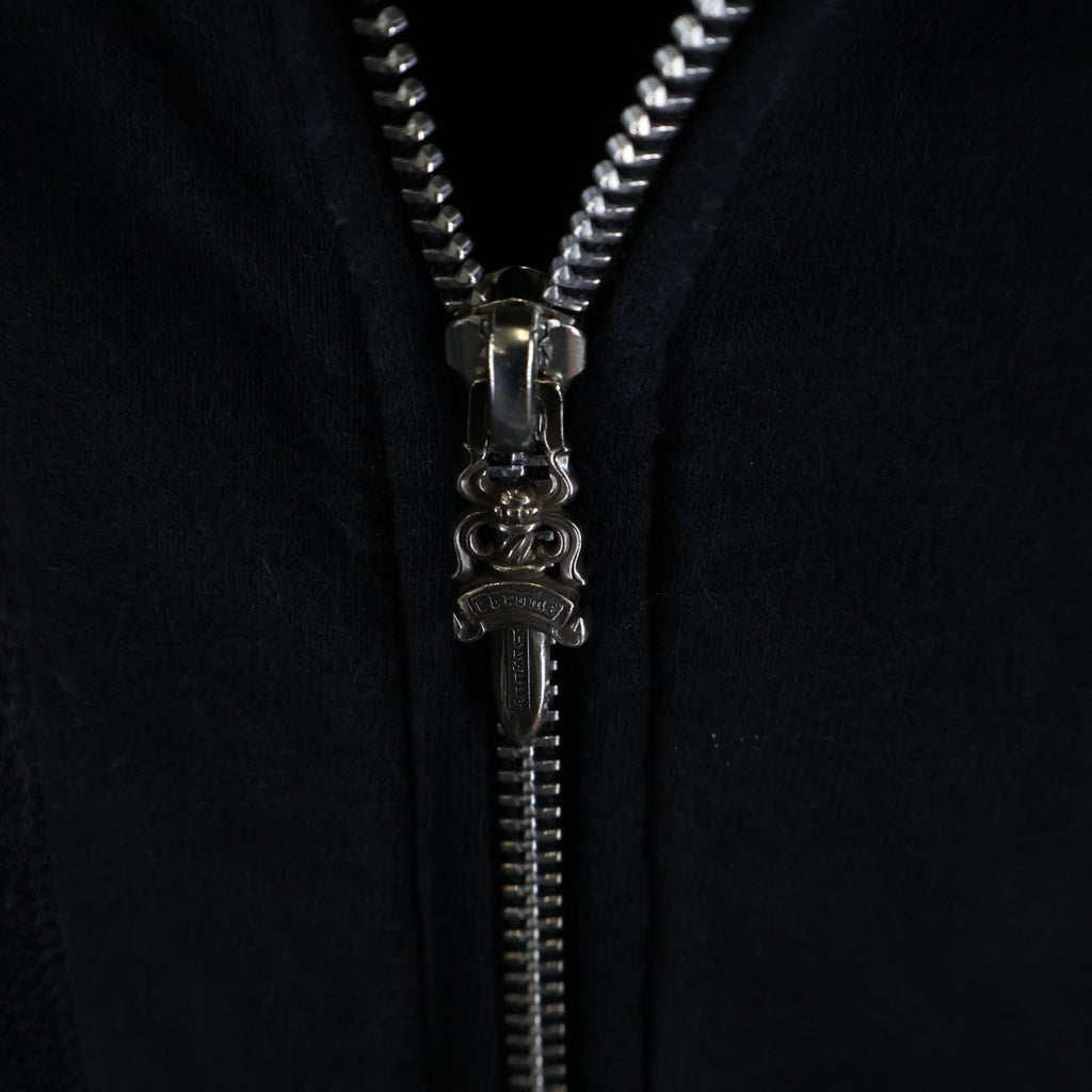 CHROME HEARTS(クロムハーツ) SWTSHRT HD ZIP 胸ロゴプリント バック