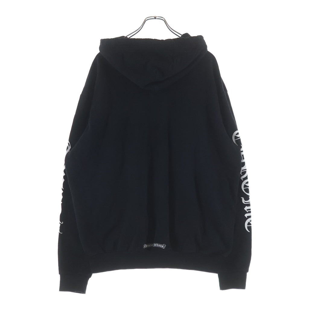 CHROME HEARTS(クロムハーツ) SWTSHRT PLVR アームロゴプリントプルオーバーパーカー ブラック