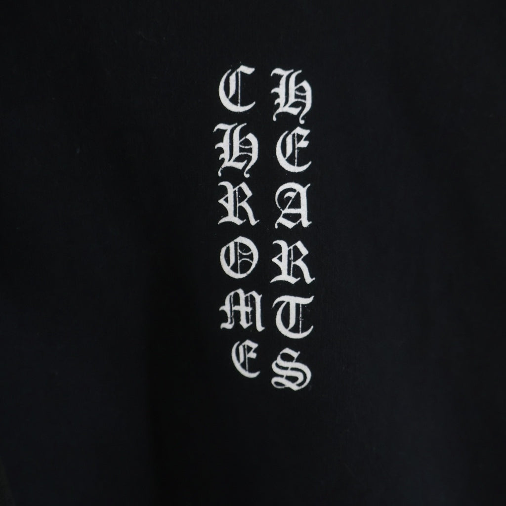 CHROME HEARTS(クロムハーツ) SWTSHRT PLVR アームロゴプリントプルオーバーパーカー ブラック