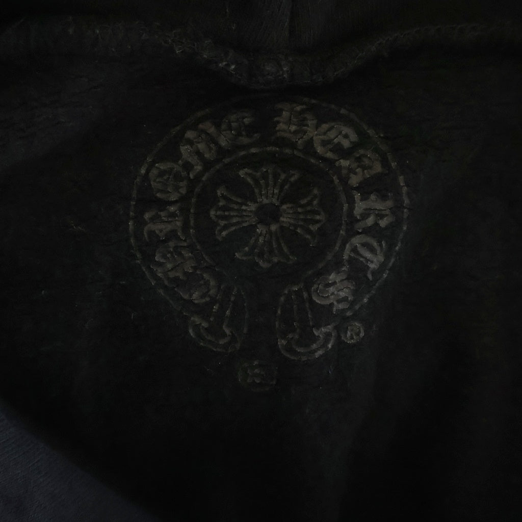 CHROME HEARTS(クロムハーツ) SWTSHRT PLVR アームロゴプリントプルオーバーパーカー ブラック