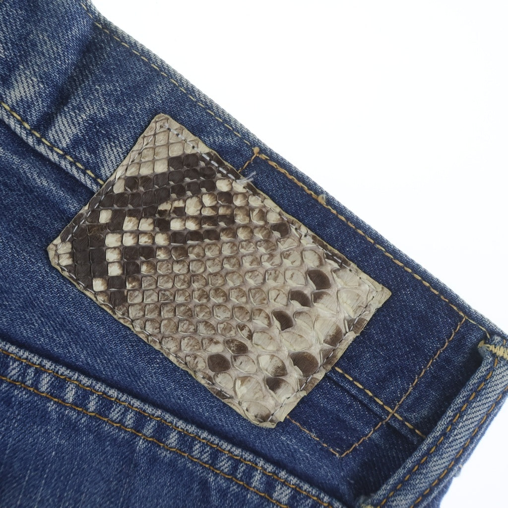 VISVIM(ヴィスヴィム) 05D5 パイソンパッチ リペア加工 ストレート