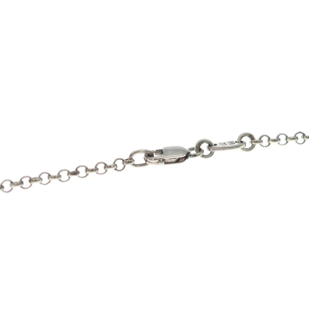 CHROME HEARTS(クロムハーツ) SCORLL LABEL NECKCHAIN CHAIN 18INCH スクロールラベル ロールチェーンネックレス シルバー