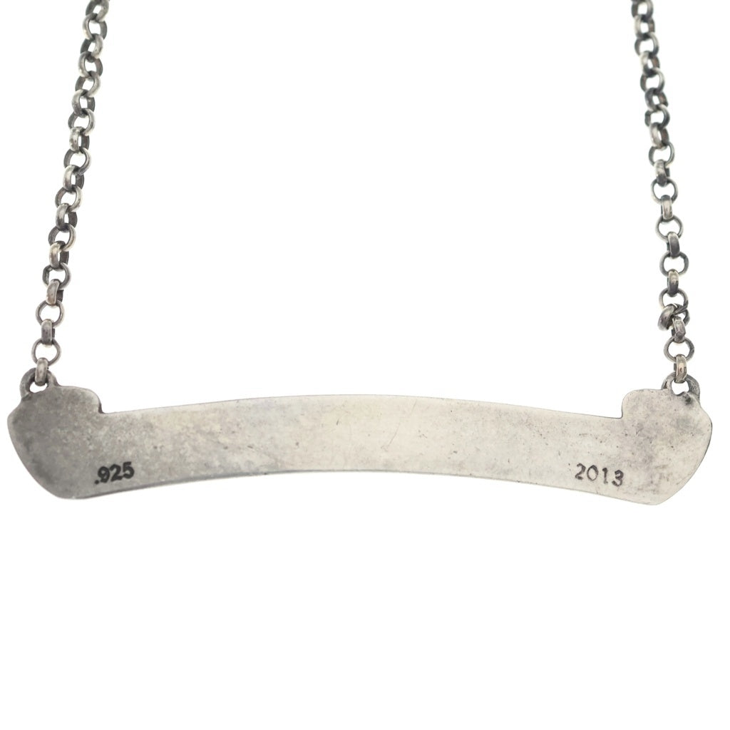 CHROME HEARTS(クロムハーツ) SCORLL LABEL NECKCHAIN CHAIN 18INCH スクロールラベル ロールチェーンネックレス シルバー