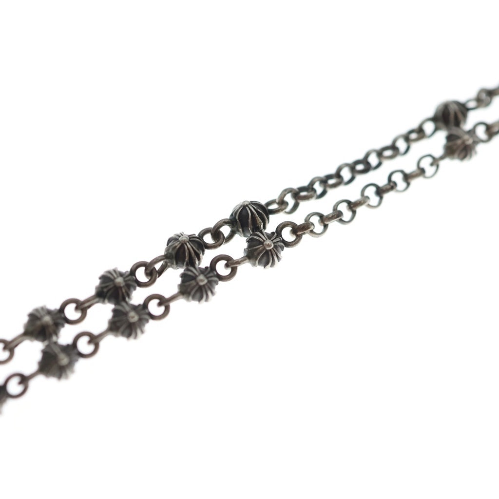 CHROME HEARTS(クロムハーツ) CH ROSARY TNY BEAD CHAIN CH ロザリオ タイニー ビーズ チェーン ネックレス シルバー