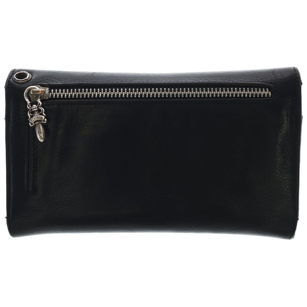 CHROME HEARTS(クロムハーツ) WAVE ウェーブ レザーウォレット 財布 ブラック