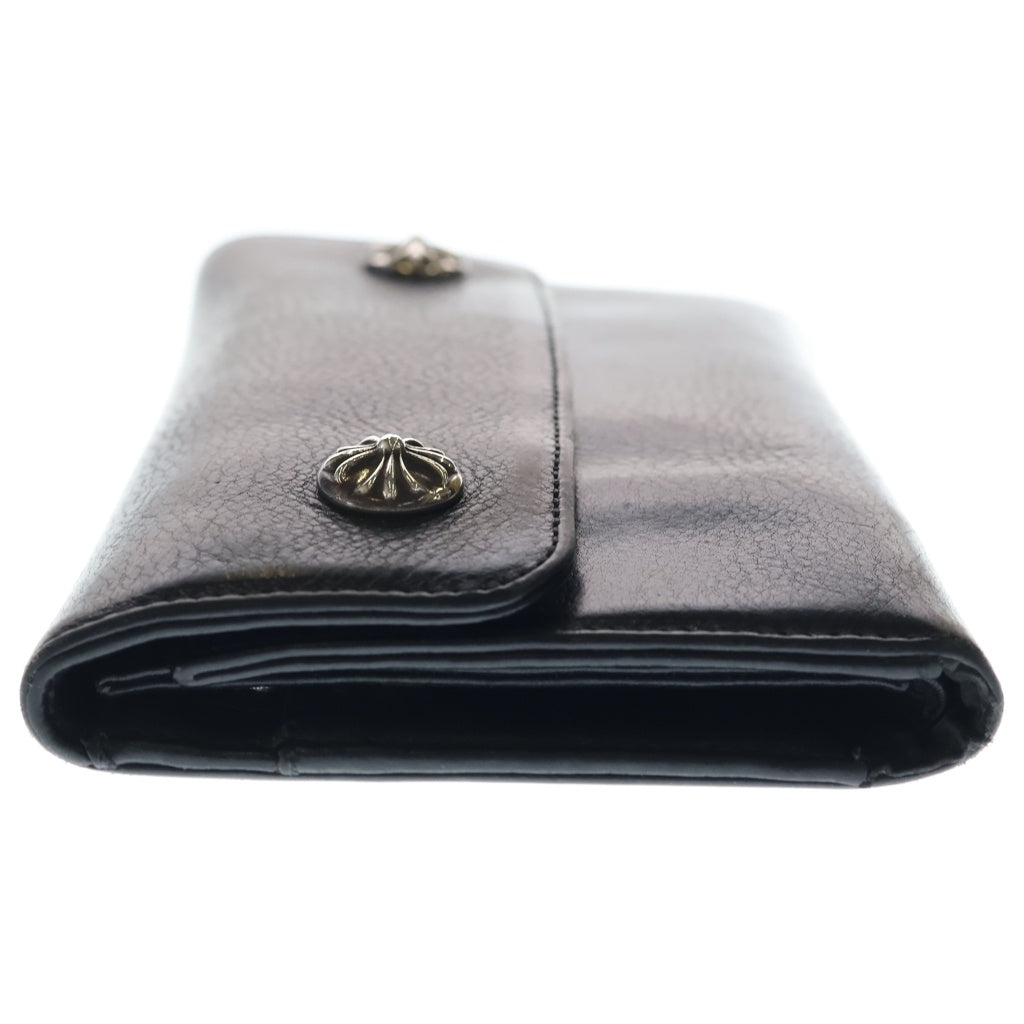 CHROME HEARTS(クロムハーツ) WAVE ウェーブ レザーウォレット 財布 ブラック