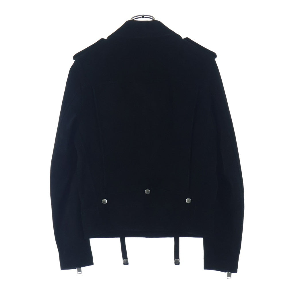 SAINT LAURENT PARIS(サンローランパリ) L01 Classic Motorcycle Jacket クラシック モーターサイクル ダブルライダース スウェード レザー ジャケット ブラック 484284 Y5NM1