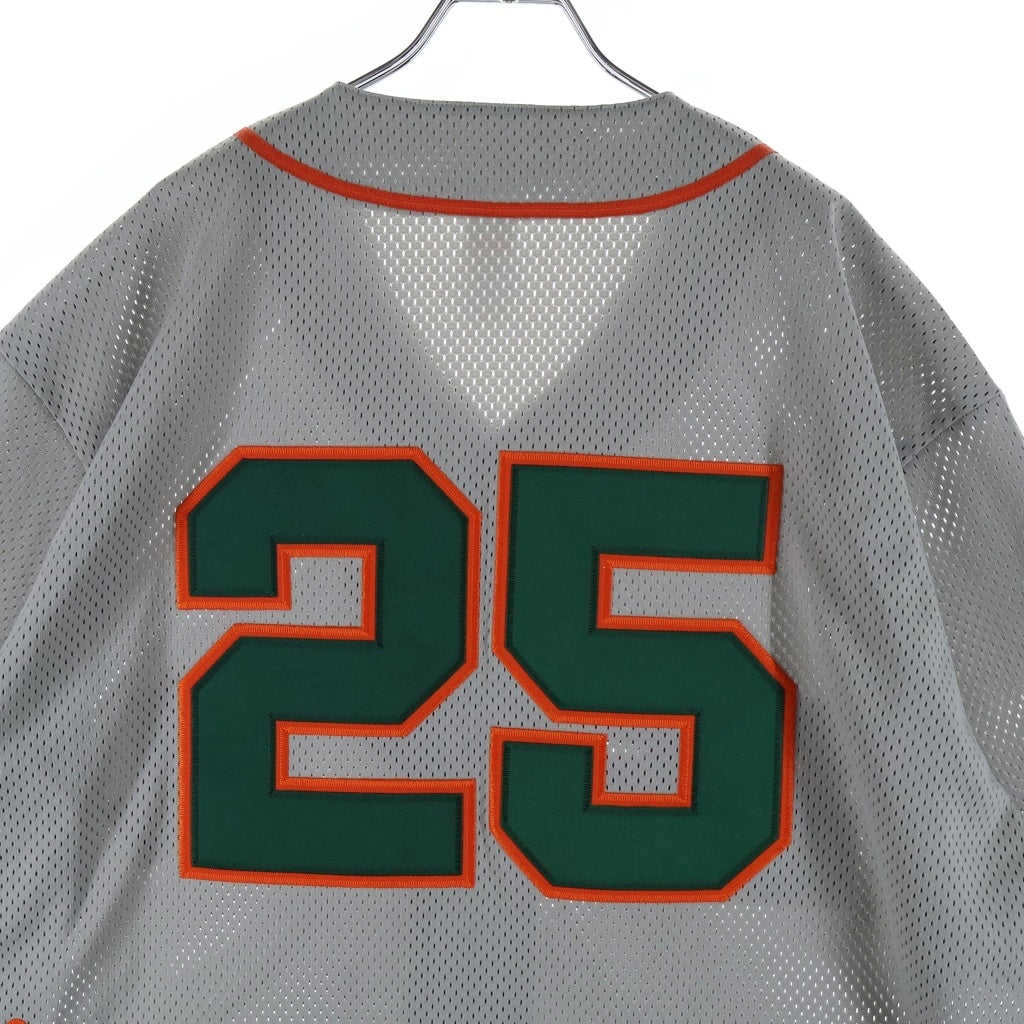 SUPREME(シュプリーム) 25SS Old English Baseball Jersey オールドイングリッシュベースボールジャージ ゲームシャツ グレー