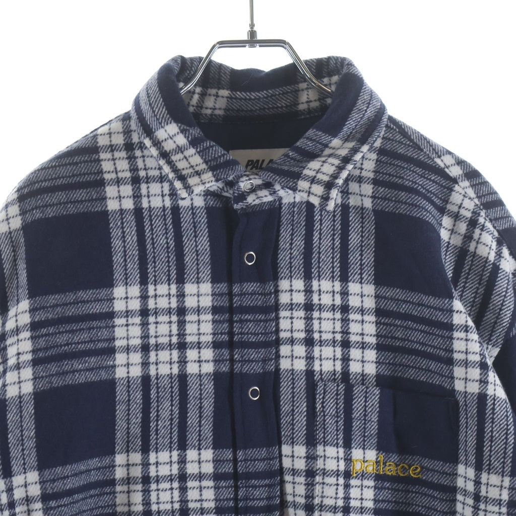 Palace Skateboards(パレススケートボーズ) CHECK INSULATED SHIRT チェック インシュレイティドシャツ ネイビー