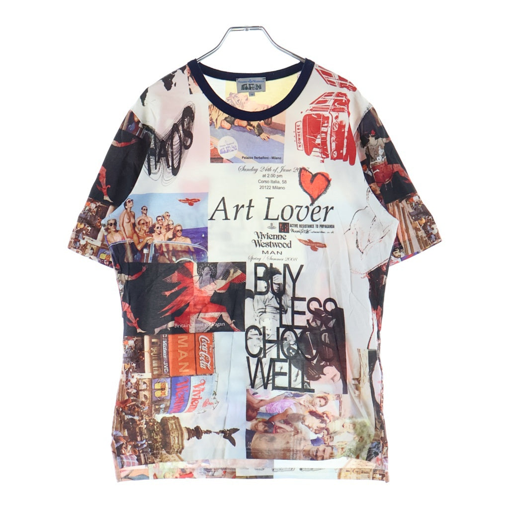 Vivienne Westwood(ヴィヴィアンウエストウッド) Art Lover Chaos アートラヴァーケイオス 半袖Tシャツ カットソー マルチカラー 4147-8609
