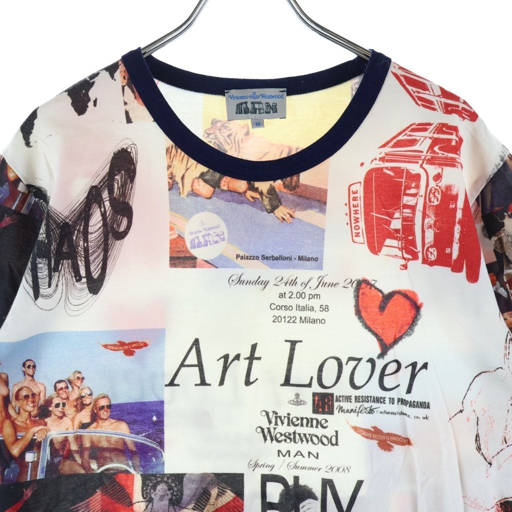 Vivienne Westwood(ヴィヴィアンウエストウッド) Art Lover Chaos アートラヴァーケイオス 半袖Tシャツ カットソー マルチカラー 4147-8609