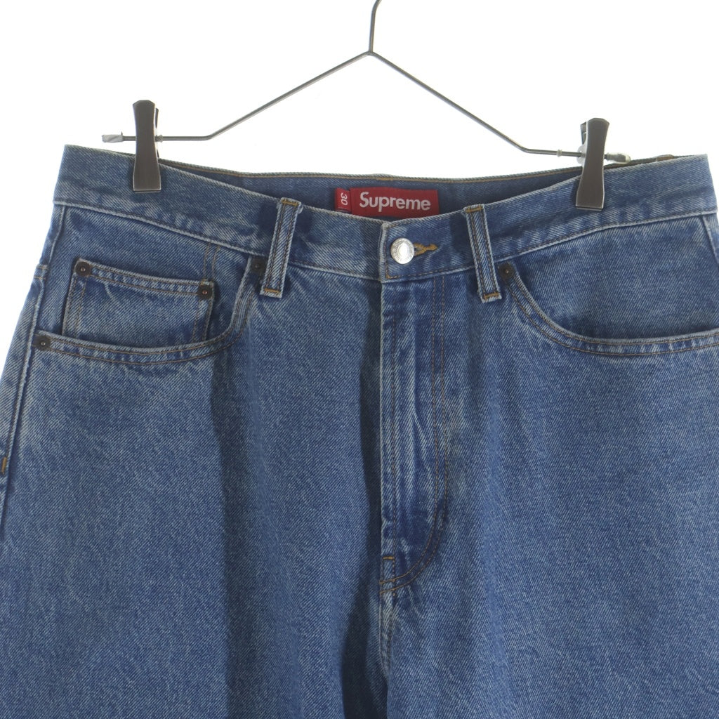 SUPREME(シュプリーム) 24AW Baggy Jean ロゴ刺繍 バギージーンズ デニムパンツ インディゴ