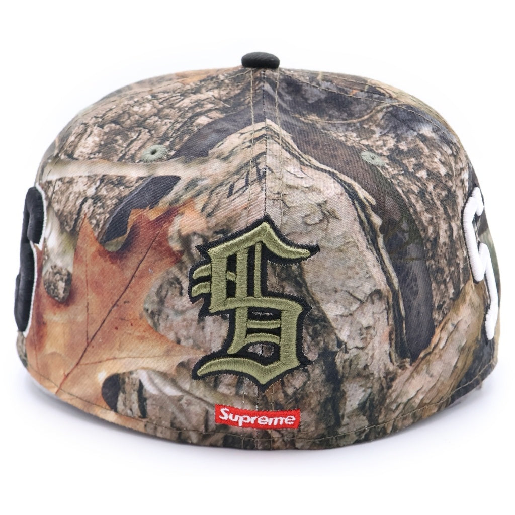 SUPREME(シュプリーム) 25SS ×NEW ERA Multi S Logo ニューエラ ロゴ刺繍 ベースボールキャップ 帽子 カモフラ