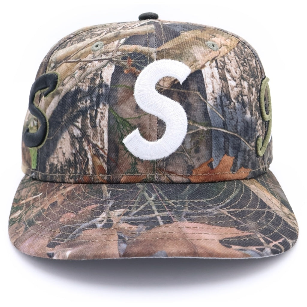 SUPREME(シュプリーム) 25SS ×NEW ERA Multi S Logo ニューエラ ロゴ刺繍 ベースボールキャップ 帽子 カモフラ