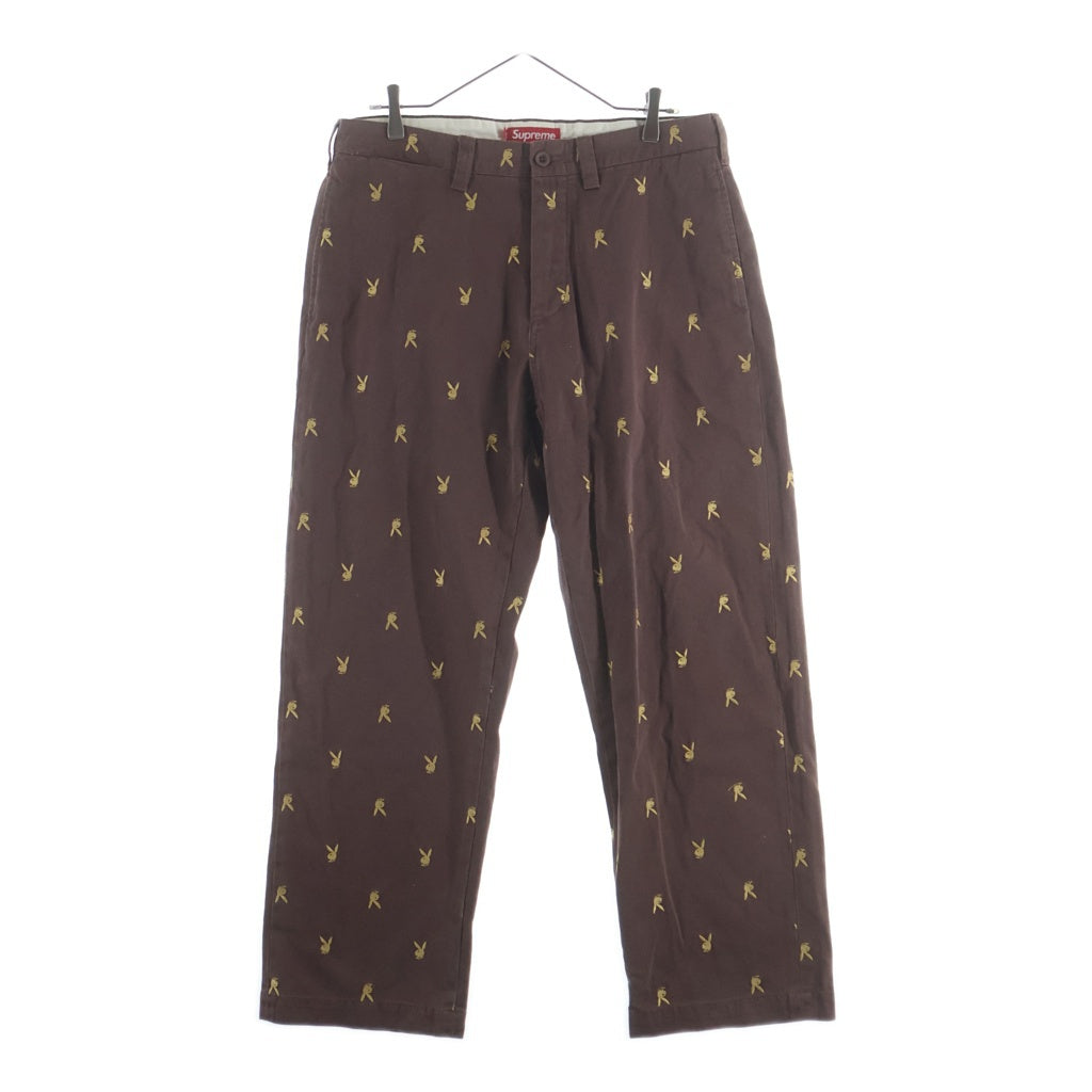 SUPREME(シュプリーム) 25SS ×PLAYBOY Chino Pant プレイボーイ チノパンツ ブラウン
