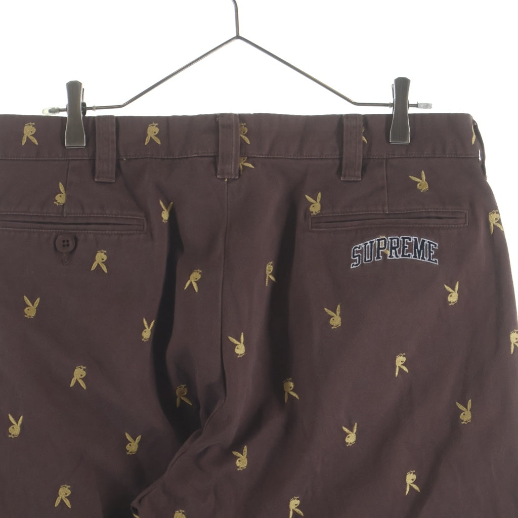SUPREME(シュプリーム) 25SS ×PLAYBOY Chino Pant プレイボーイ チノパンツ ブラウン