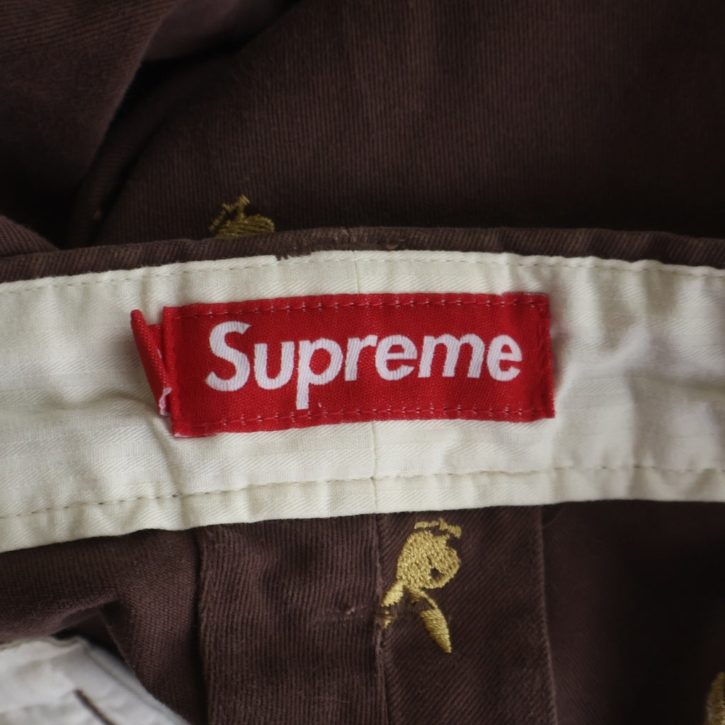 SUPREME(シュプリーム) 25SS ×PLAYBOY Chino Pant プレイボーイ チノパンツ ブラウン
