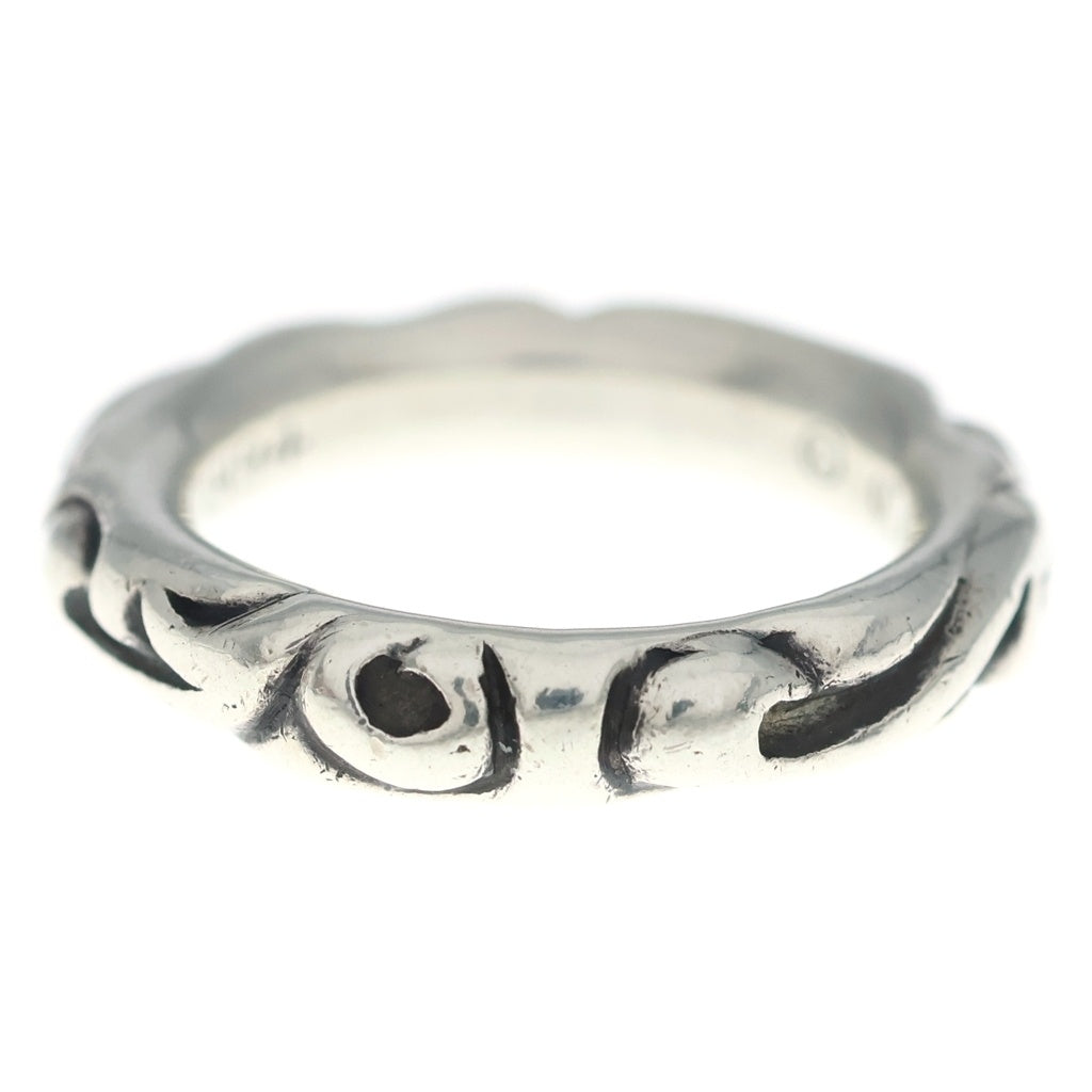 CHROME HEARTS(クロムハーツ) SCRL BAND スクロールバンド リング シルバー BCA351