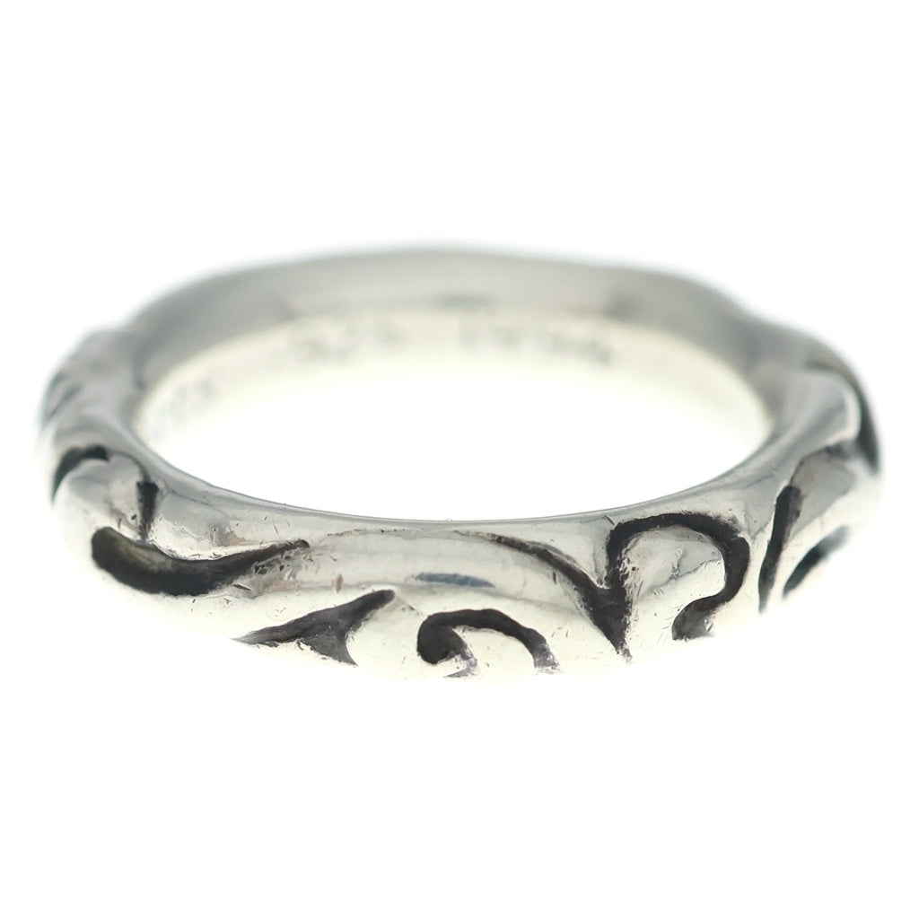 CHROME HEARTS(クロムハーツ) SCRL BAND スクロールバンド リング シルバー BCA351