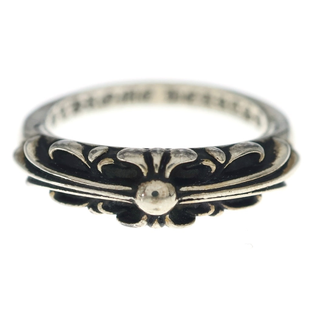 CHROME HEARTS(クロムハーツ) BABY CLASSIC ベイビークラシックフローラルクロスリング シルバー BCA338 レディース