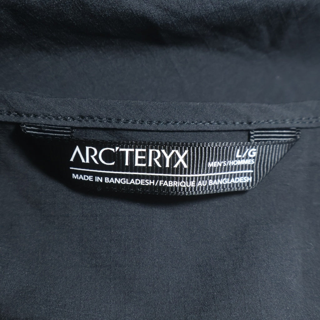 ARC'TERYX(アークテリクス) 25SS Squamish Hoody スコーミッシュフーディー ナイロンジップアップジャケット ブラック X000007411
