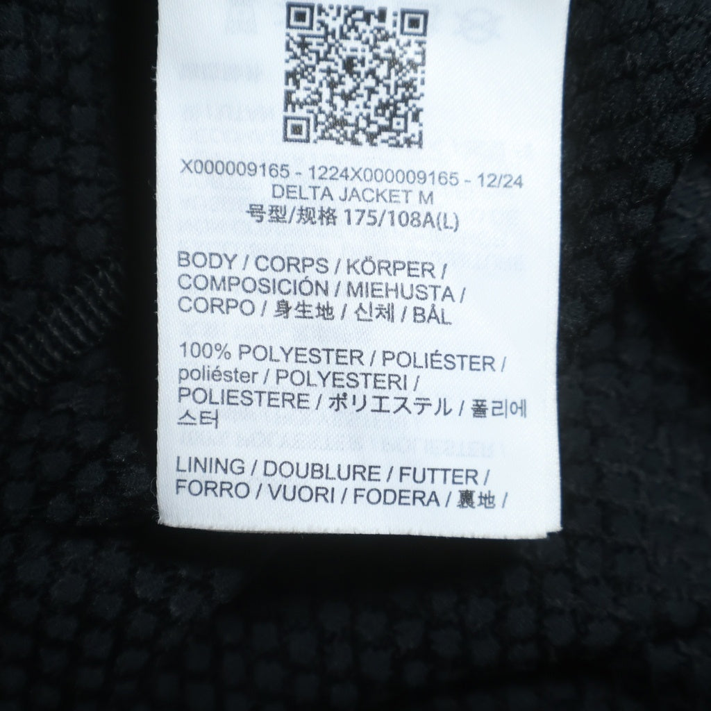 ARC'TERYX(アークテリクス) 25SS Delta Jacket デルタジャケット ポリエステルジップアップジャケット ブラック X000009165