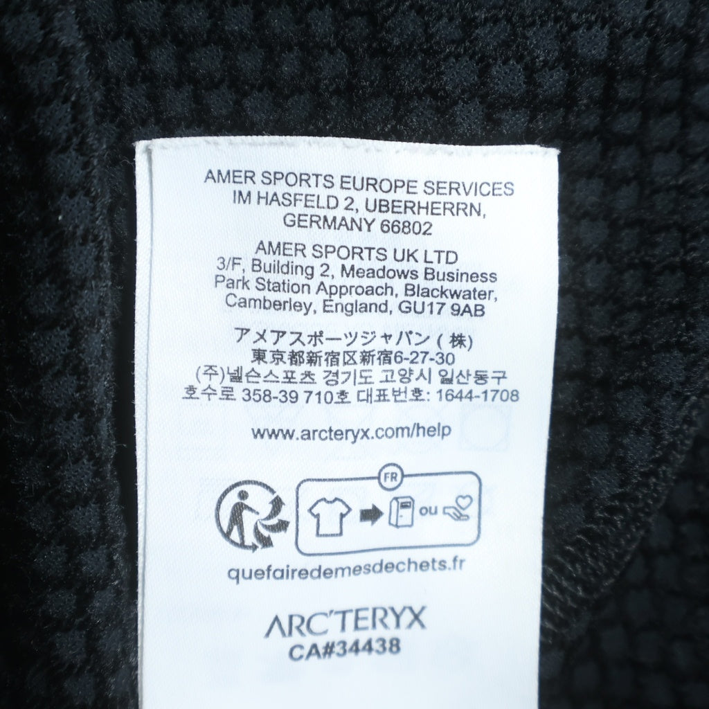 ARC'TERYX(アークテリクス) 25SS Delta Jacket デルタジャケット ポリエステルジップアップジャケット ブラック X000009165