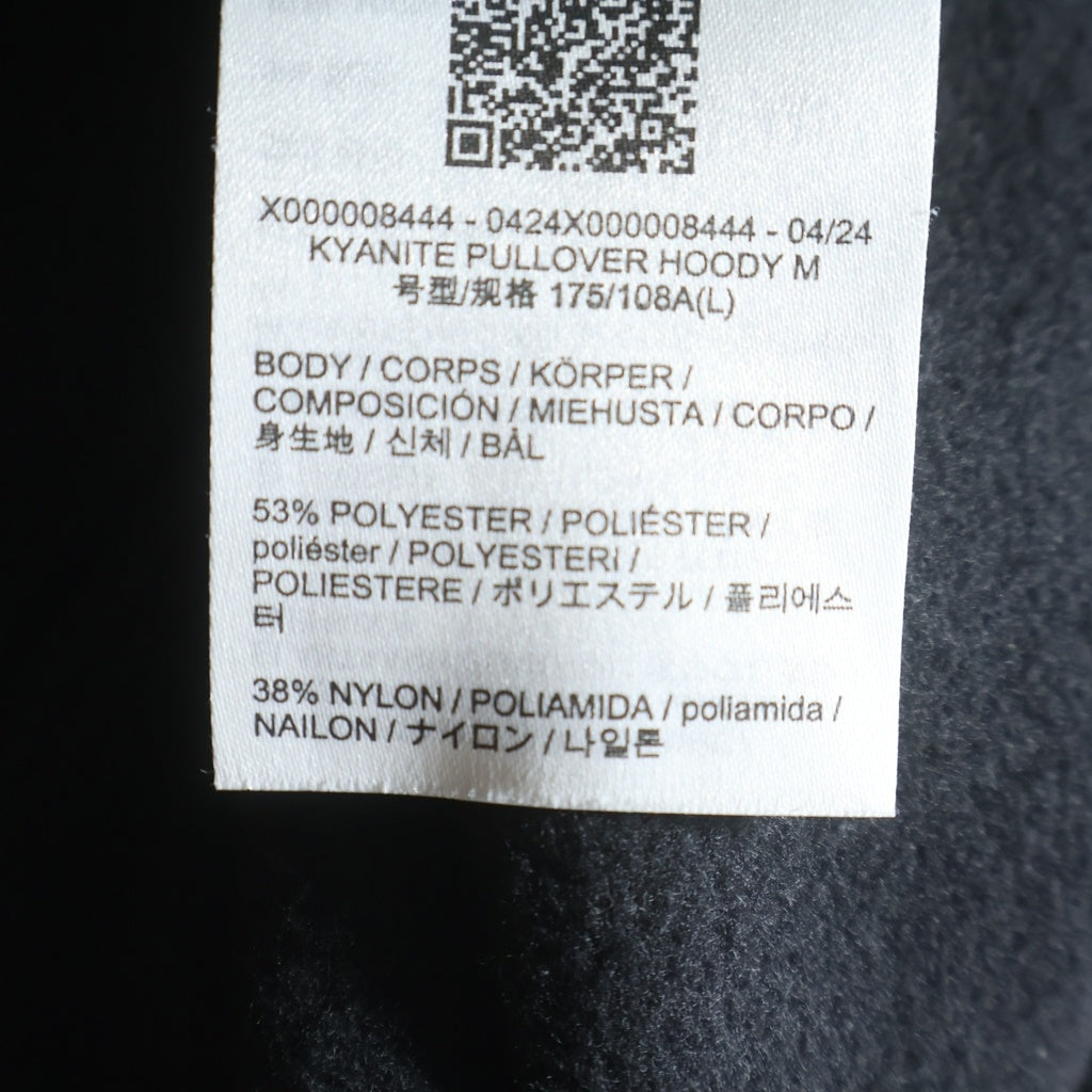ARC'TERYX(アークテリクス) 24AW Kyanite Pullover Hoody カイヤナイト プルオーバーフーディー フリースパーカー ブラック X000008444