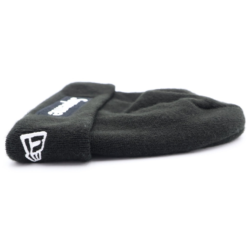 SUPREME(シュプリーム) 23AW ×New Era Box Logo Beanie ニューエラ ボックスロゴ ビーニー ニットキャップ 帽子 ブラック