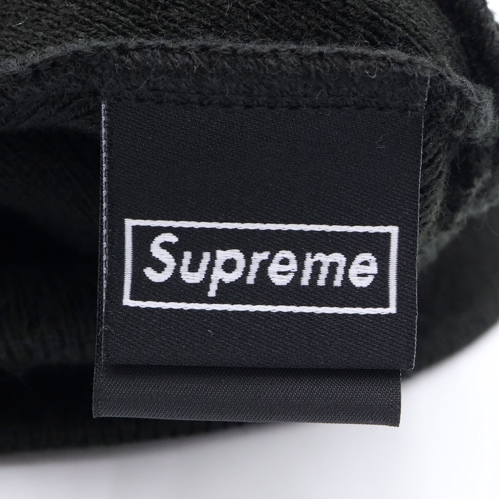 SUPREME(シュプリーム) 23AW ×New Era Box Logo Beanie ニューエラ ボックスロゴ ビーニー ニットキャップ 帽子 ブラック