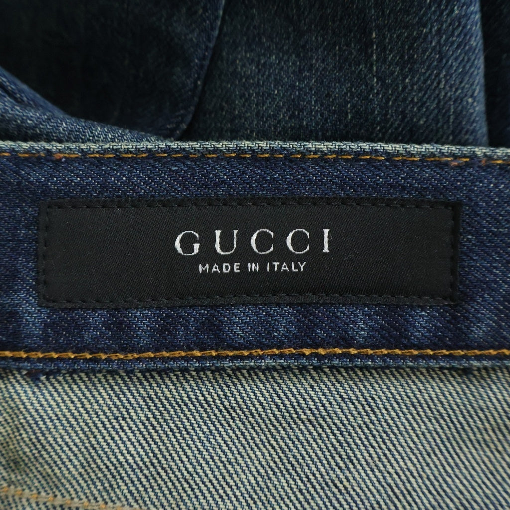 GUCCI(グッチ) 26SS ホースビットディテールデニムパンツ インディゴ