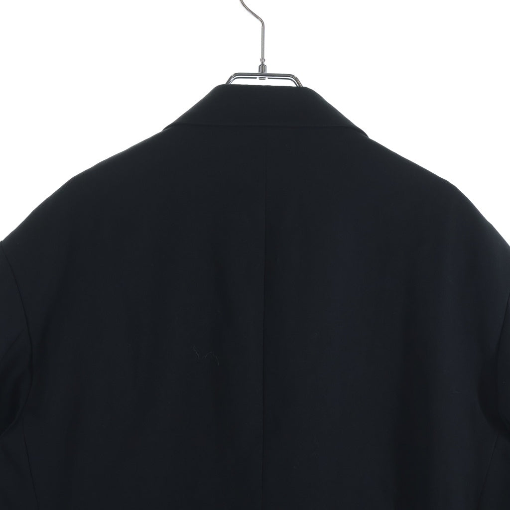 Yohji Yamamoto POUR HOMME(ヨウジヤマモト プールオム) 21AW フラシ胸あて 絞1AW フラシ胸あてボタン止め テーラードジャケット HX-J15-100
