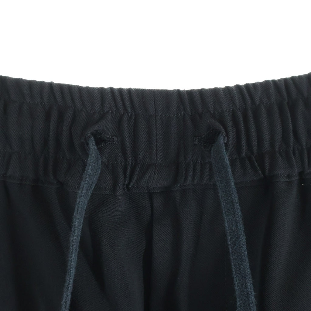 s'yte(サイト) ポリエステル サルエルパンツ ブラック UM-P77-912