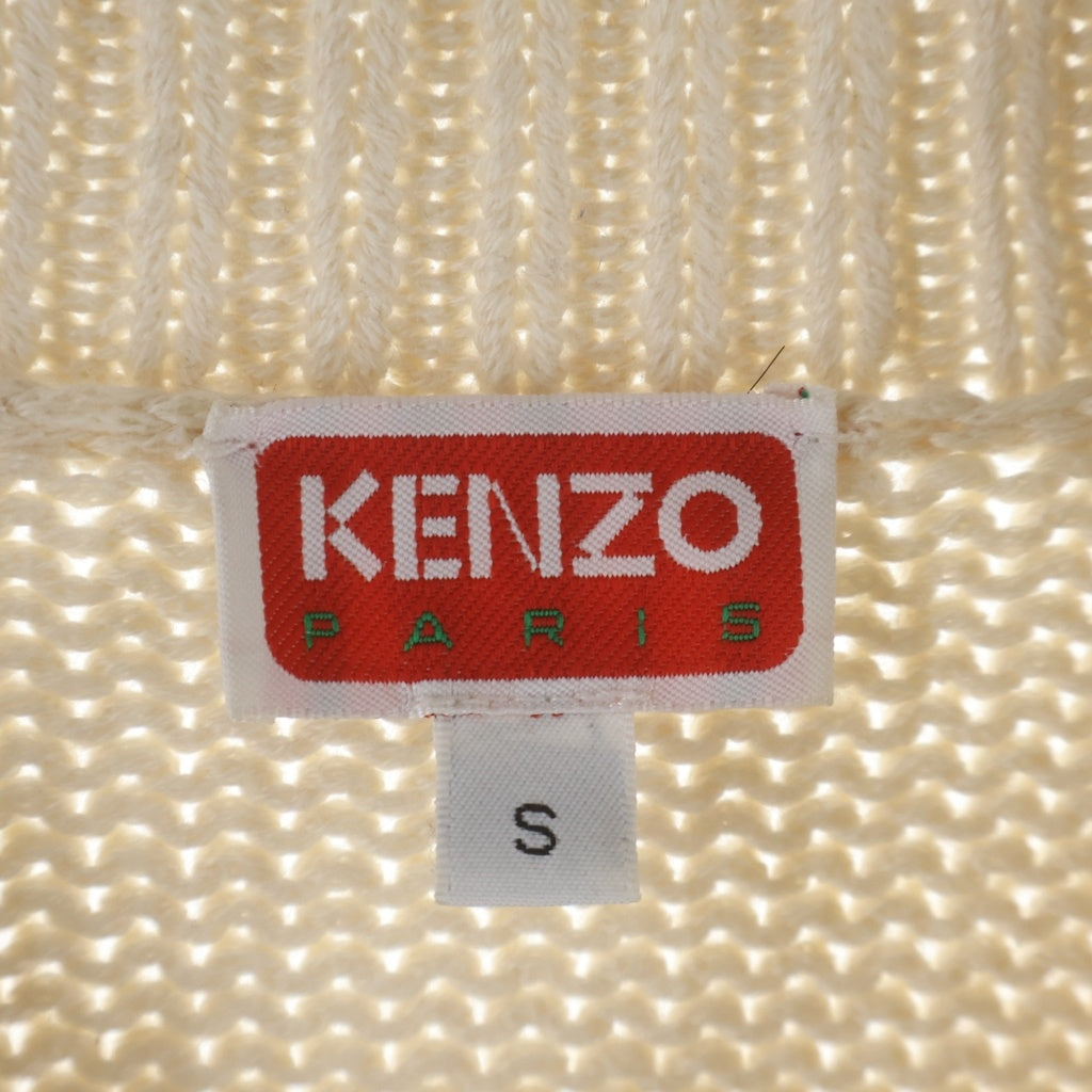 KENZO(ケンゾー) ×Verdy ヴェルディー ロゴパッチ 花柄 ニット セーター ベージュ FF52PU4913CX