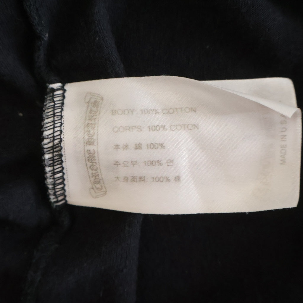 CHROME HEARTS(クロムハーツ) St.Barth Limited Scroll Label Tee セントバース限定 スクロールラベル 半袖Tシャツ カットソー ブラック/ブルー