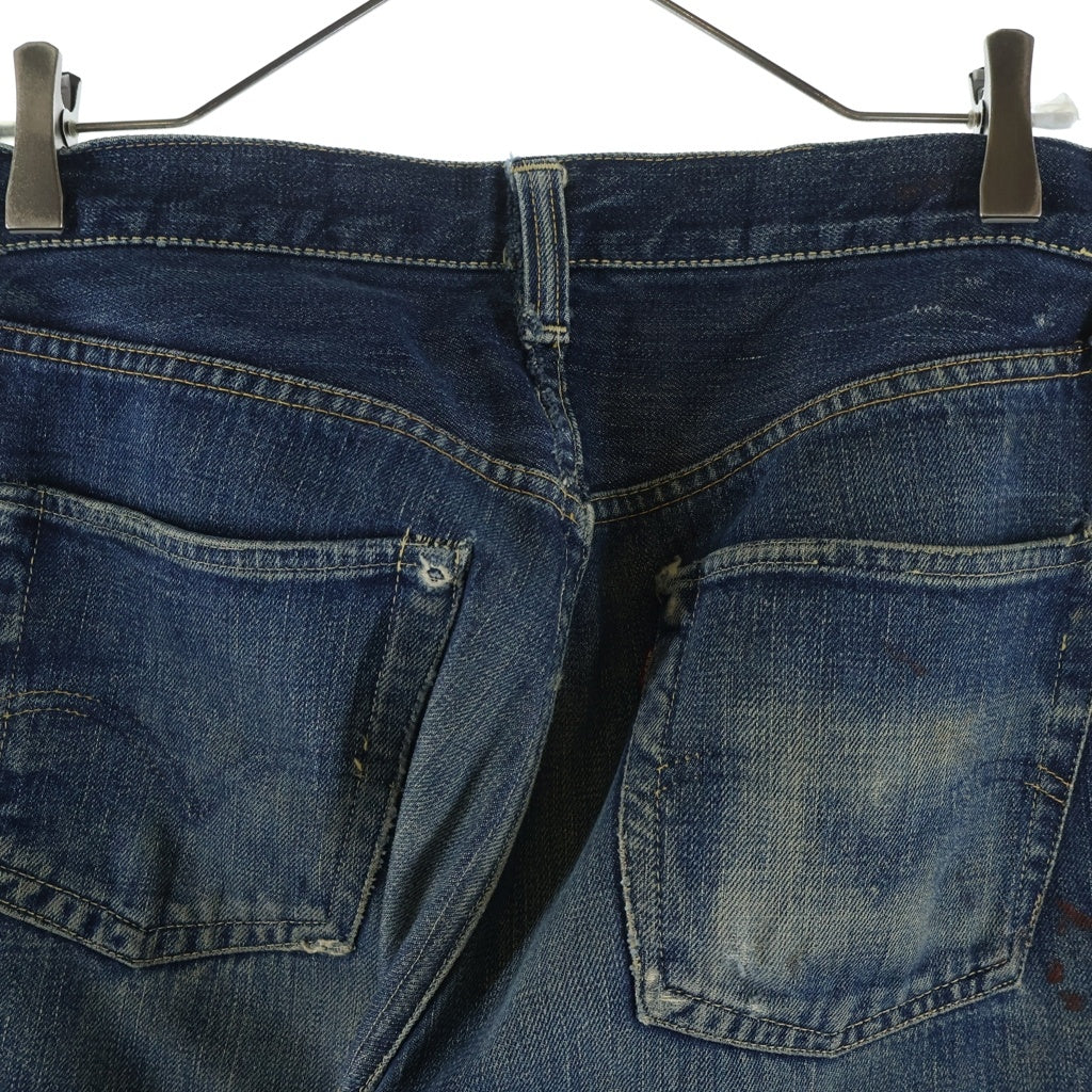 Levi's(リーバイス) 40S VINTAGE 501XX 47モデル 革パッチ 片面タブ 隠しリベット裏刻印13 デニムパンツ インディゴ