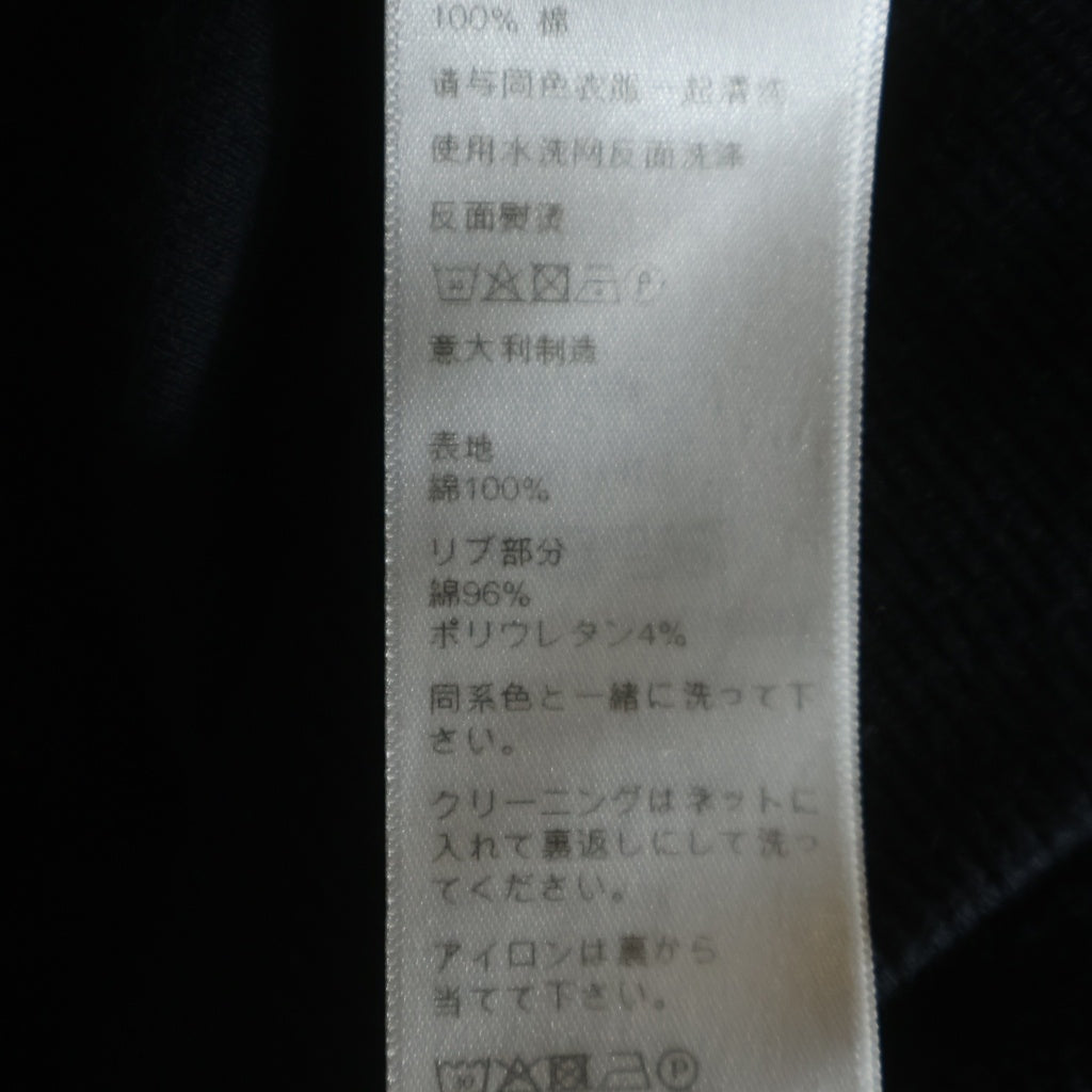 CELINE(セリーヌ) 21AW Loose Sweatshirt In Cotton Fleece ドローコード プルオーバー フーディー スウェット パーカー ブラック 2Y468670Q