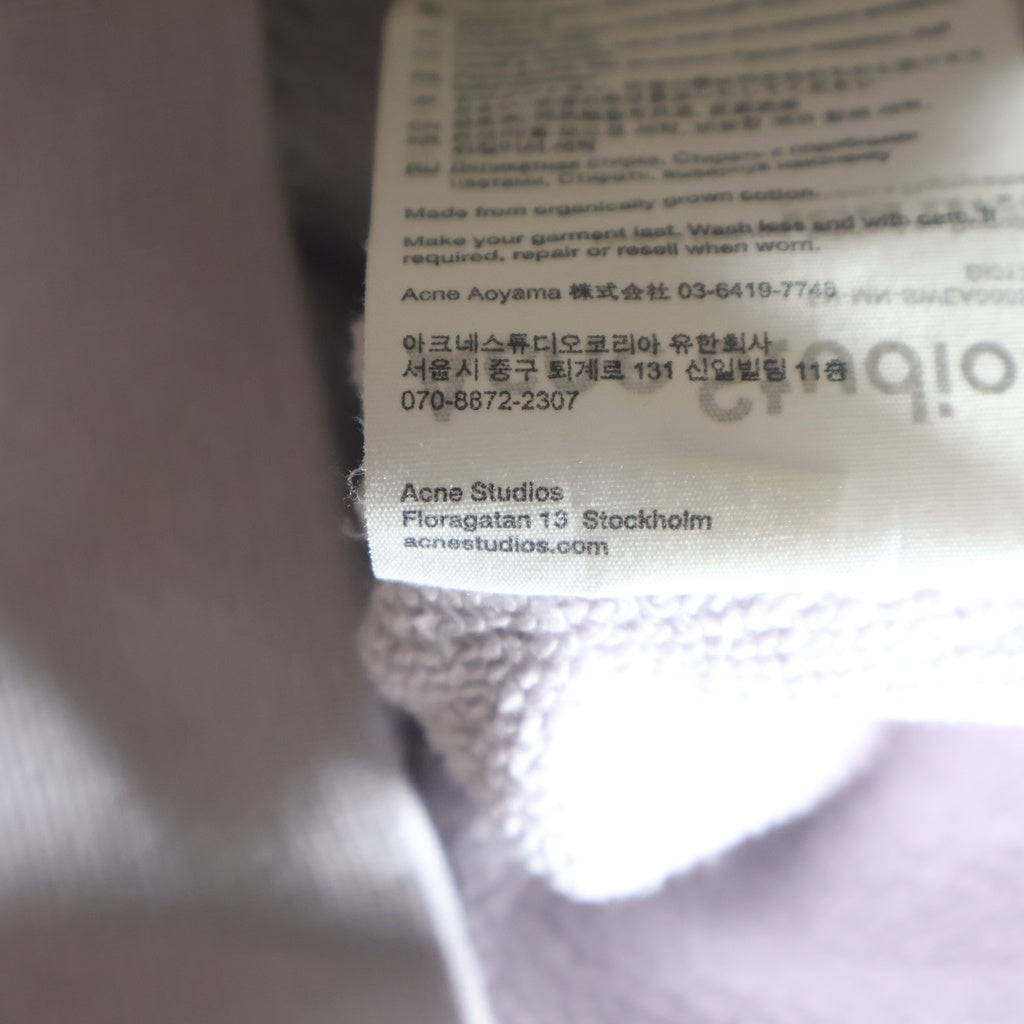 Acne Studios(アクネ ストゥディオズ) Bubble Logo Sweatshirt バブルロゴ クルーネックスウェットトレーナー ピンク FN-MN-SWEA000311 BI0172-
