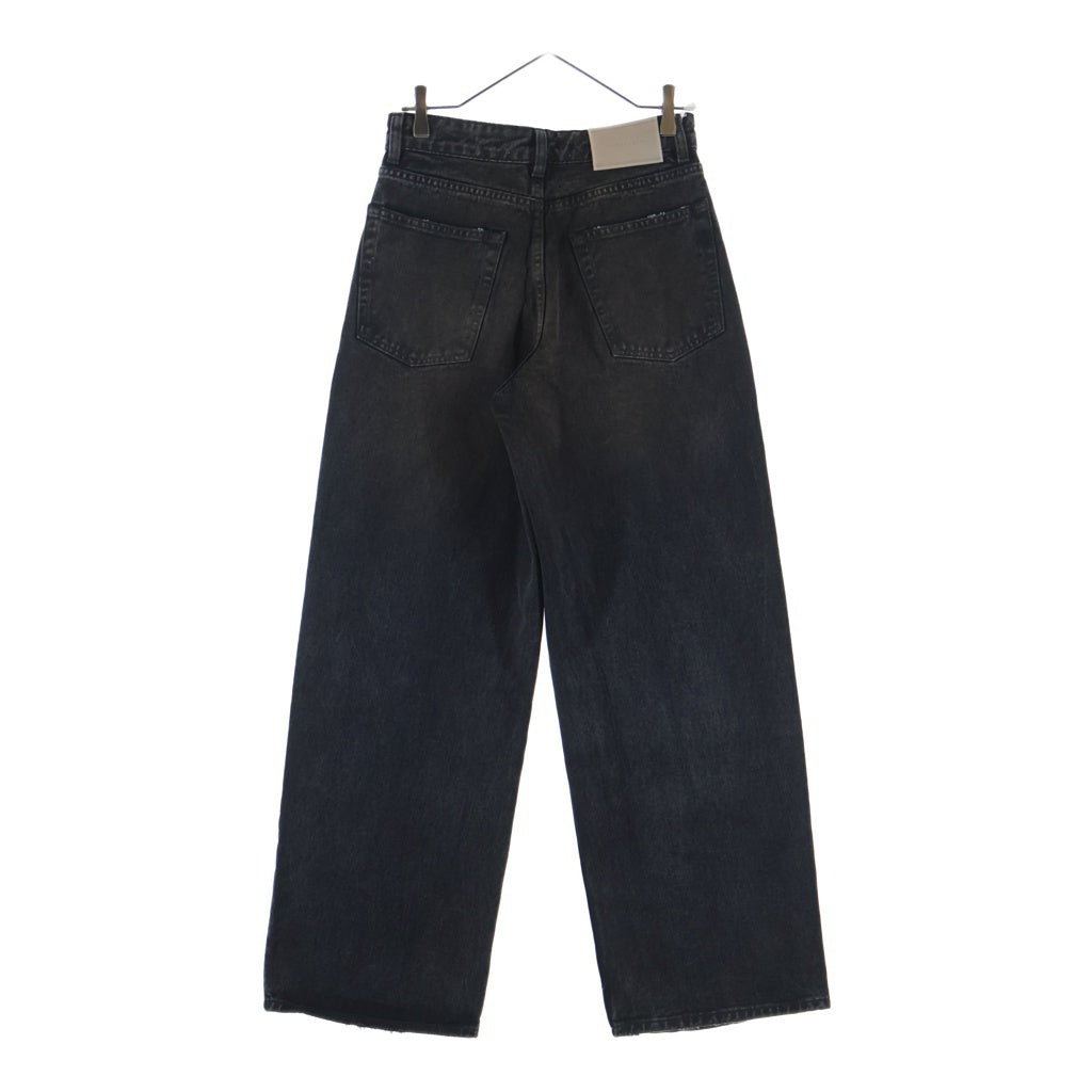 OUR LEGACY(アワーレガシー) FULL CUT DENIM フルカット ウォッシュ ストレートデニムパンツ ブラック W2265FN