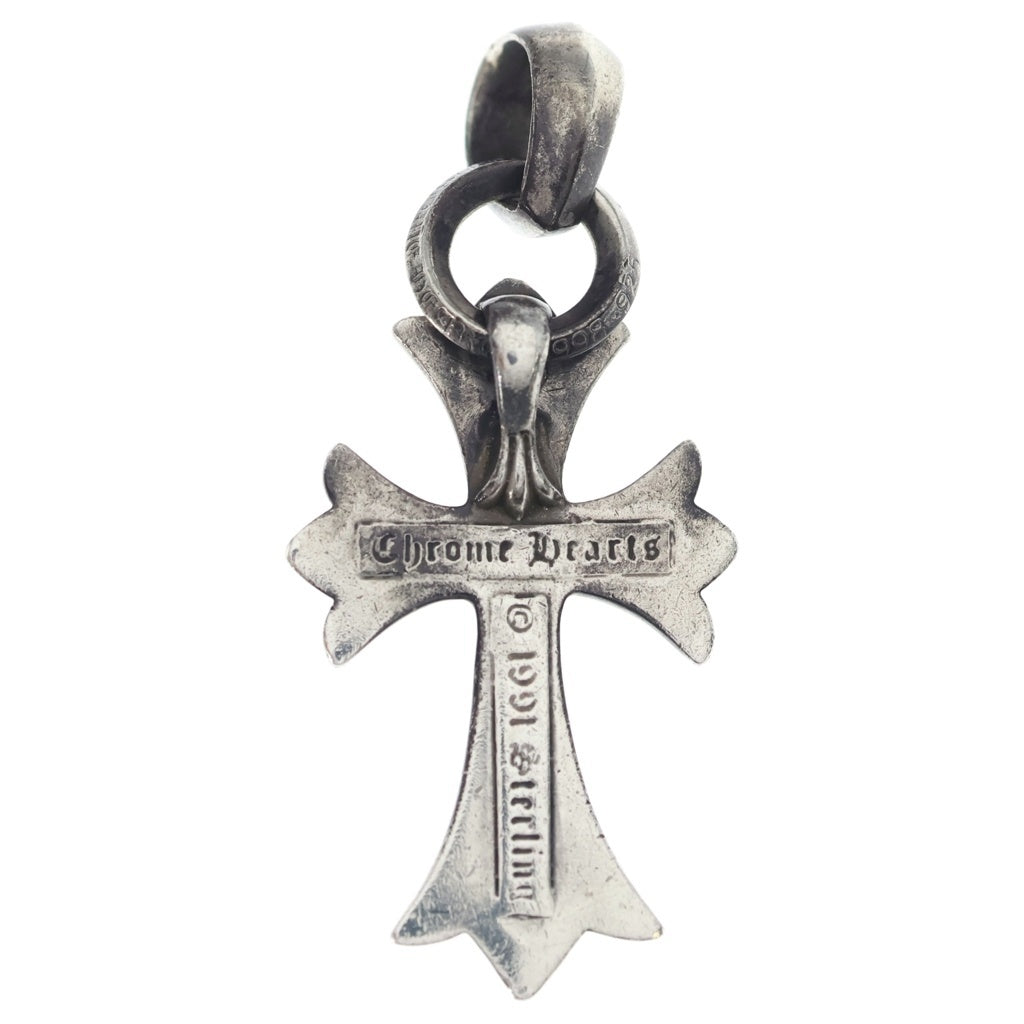 CHROME HEARTS(クロムハーツ) CH CRS SML W/BALE Wベイル スモールCHクロス ペンダントトップ シルバー BCA218