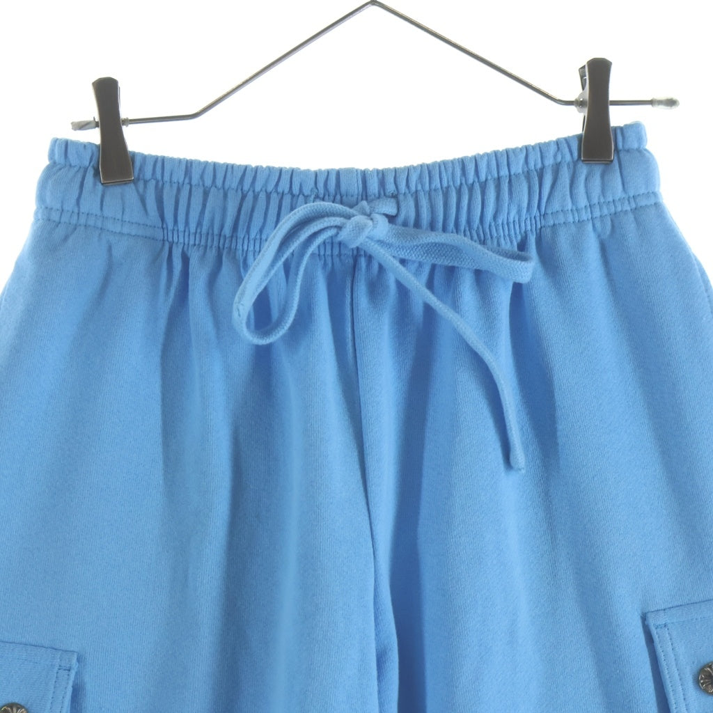 CHROME HEARTS(クロムハーツ) ×MATTY BOY SHORTS マッティボーイ ロゴプリント スウェットショーツ カーゴハーフパンツ ブルー