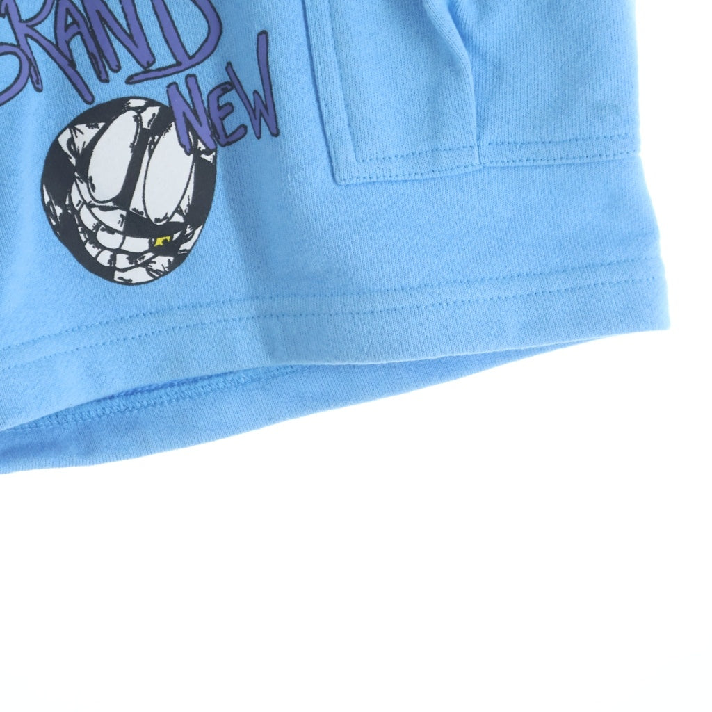 CHROME HEARTS(クロムハーツ) ×MATTY BOY SHORTS マッティボーイ ロゴプリント スウェットショーツ カーゴハーフパンツ ブルー