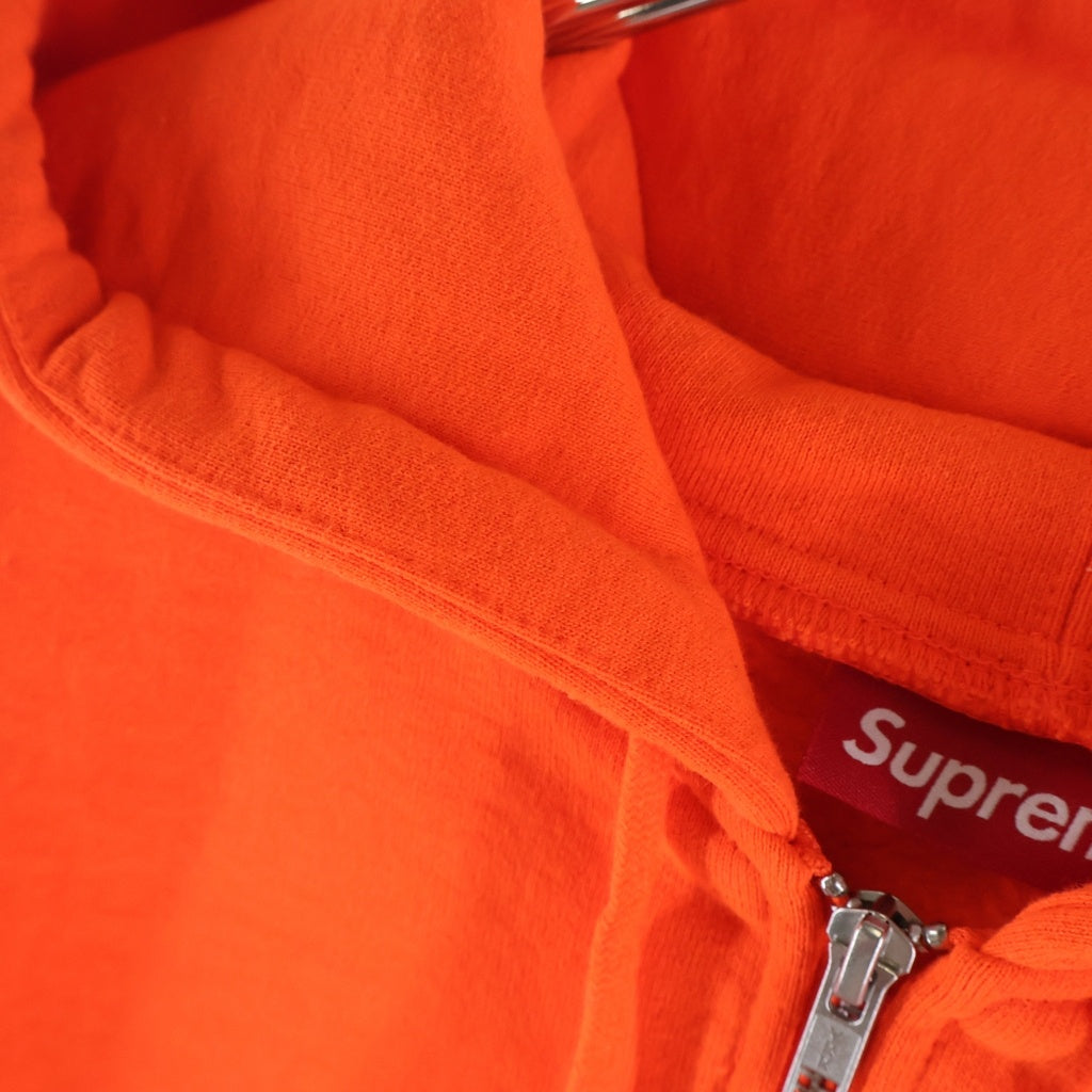 SUPREME(シュプリーム) 24AW S Logo Zip Up Hooded Sweatshirt Sロゴ スウェット ジップアップパーカー オレンジ