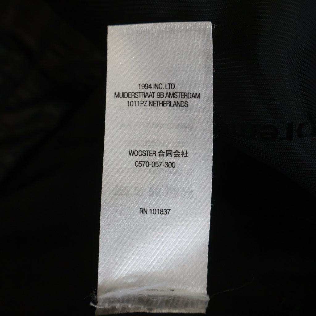 SUPREME(シュプリーム) 22SS Faux Croc Car Coat フェイククロコカーコート フェイクレザージャケット 型押し ブラック